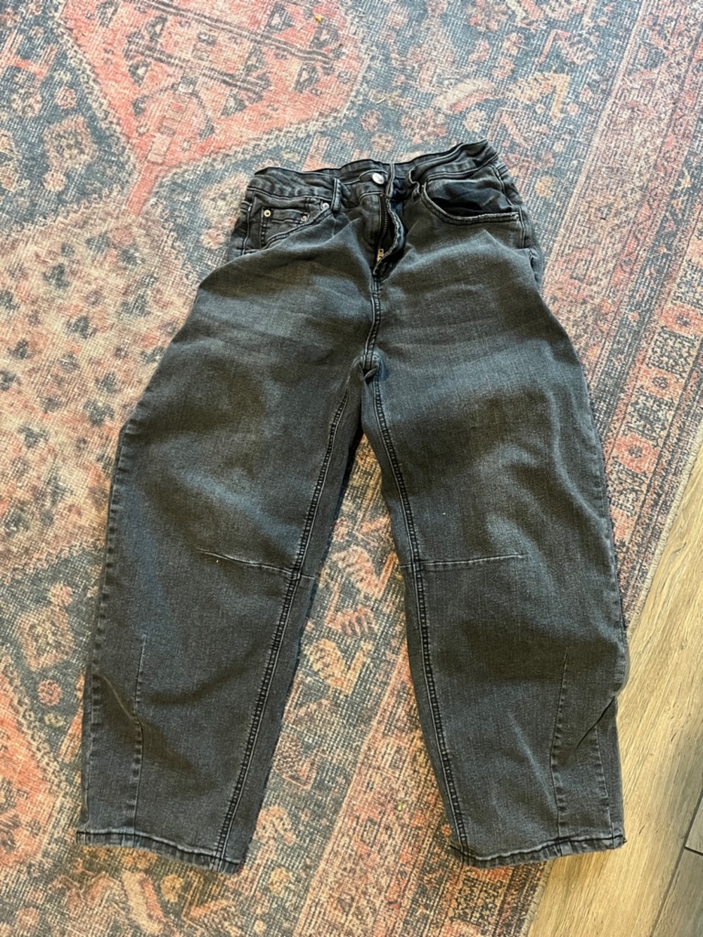 Relaxed Black Women's Denim Pants – Casual Everyday Fit